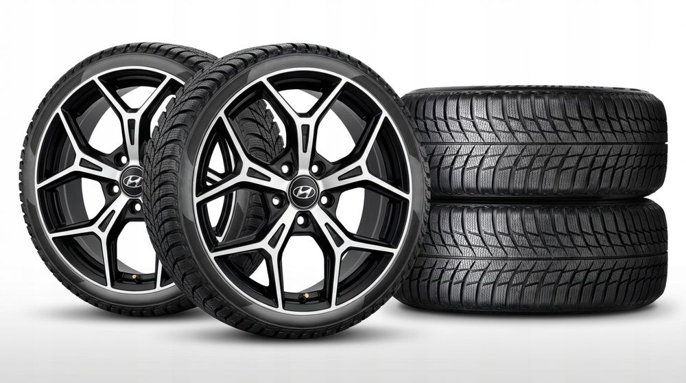 4x koła zimowe 17 5x114.3 hyundai ix35 tpms 215/65/17