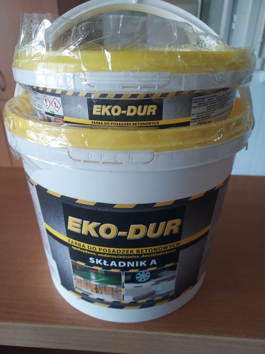 EKO-DUR Farba tylko żółta epoksydowa do posadzek ZESTAW 6KG ekodur