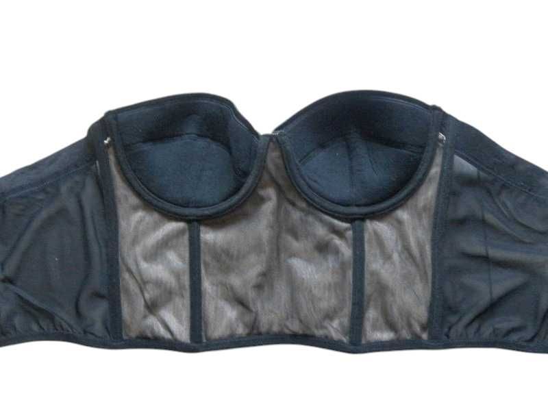 Gorset top welurowy panterka TopShop 36,S/38,M