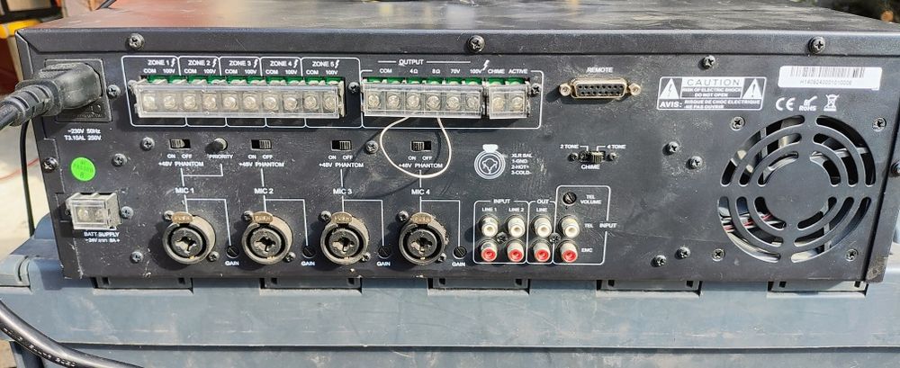 Wzmacniacz itC Ti-120S + System mikrofonowy itC T-521F