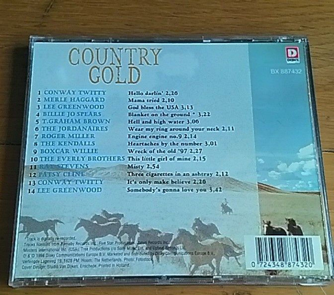 4 CD - Colectanea Musica Country Gold
