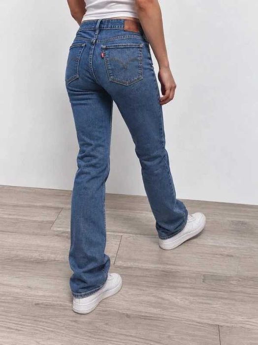 spodnie Levis 712 W30 L30 jeansy damskie niebieskie zwężane