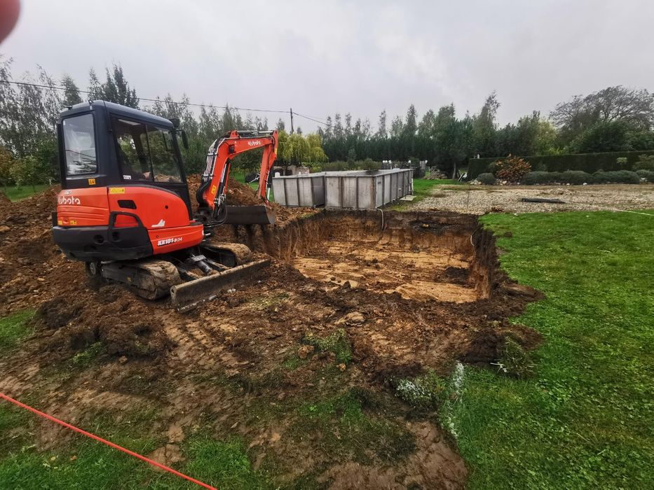 Usługi  koparką 3,5t, Miniładowarką Bobcat, Kruszywa (1-20 t.)