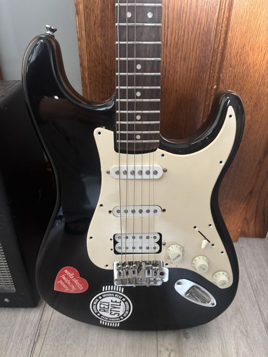 Gitara elektryczna fender+ wzmacniasz