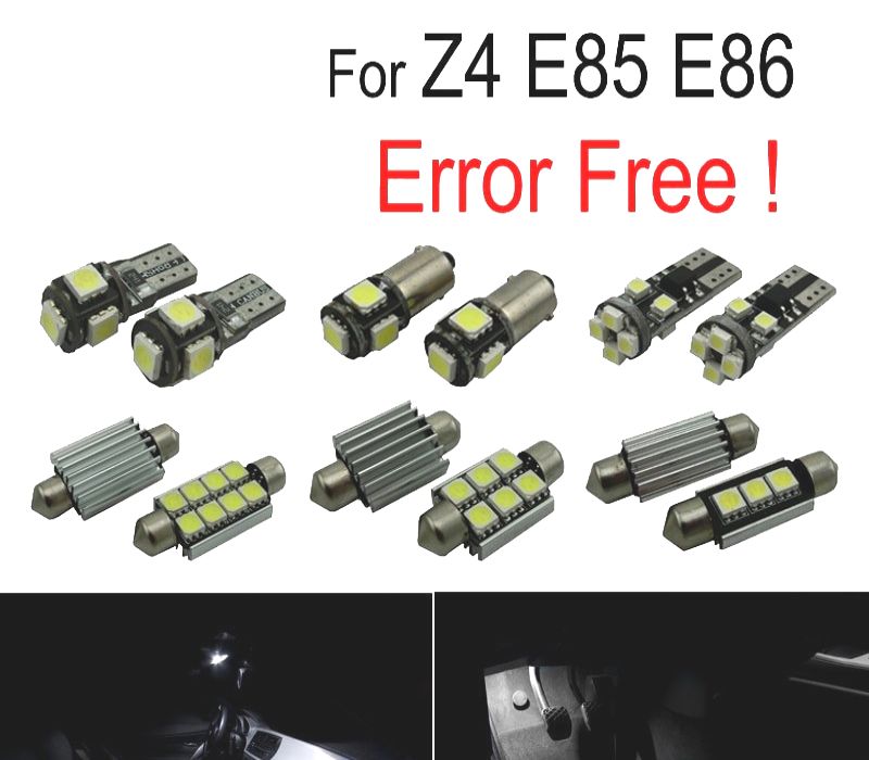 KIT COMPLETO 14 LAMPADAS LED INTERIOR BMW Z4 E85 E86 Z4 ROADSTER COUPE CONVERTIBLE 03-08
