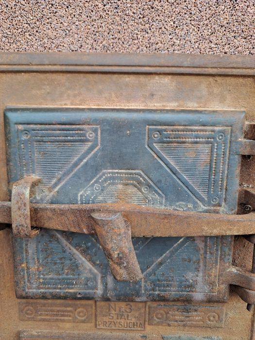 Drzwiczki do pieca wedzarni kominka żeliwne