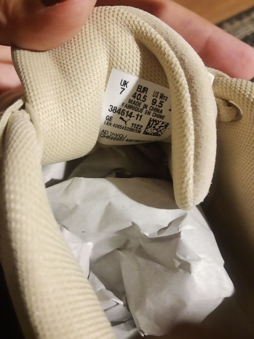 Жіночі замшеві кеди на платформі Puma Karmen ll