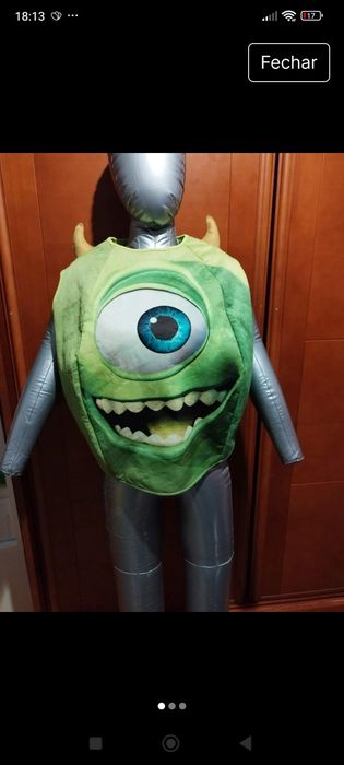 Fantasia carnaval  Mike wazowski