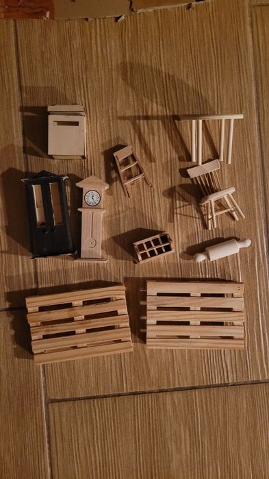 Mebelki dla lalek lub myszek DIY Tedi
