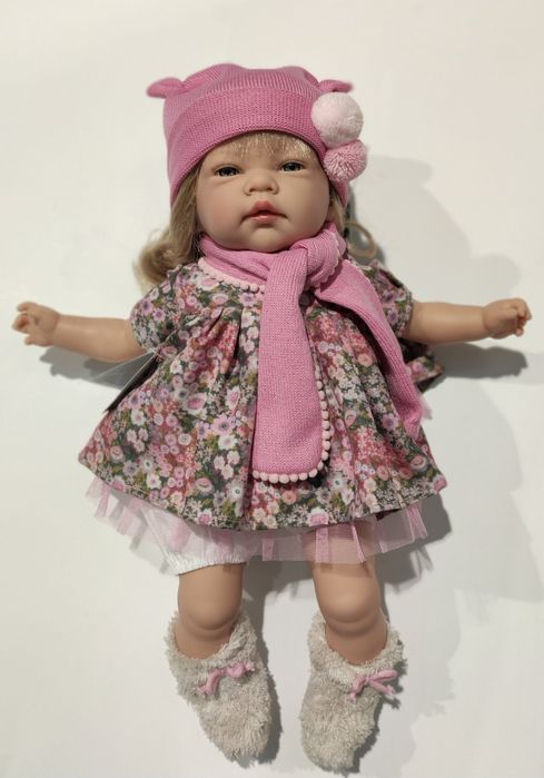 Nowa Lalka Bobas Nines d'Onil HISZPAŃSKA Pachnąca Hiszpanka Mówi 46cm.
