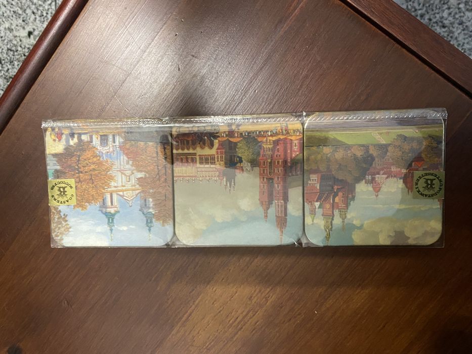 6 pousa copos antigos