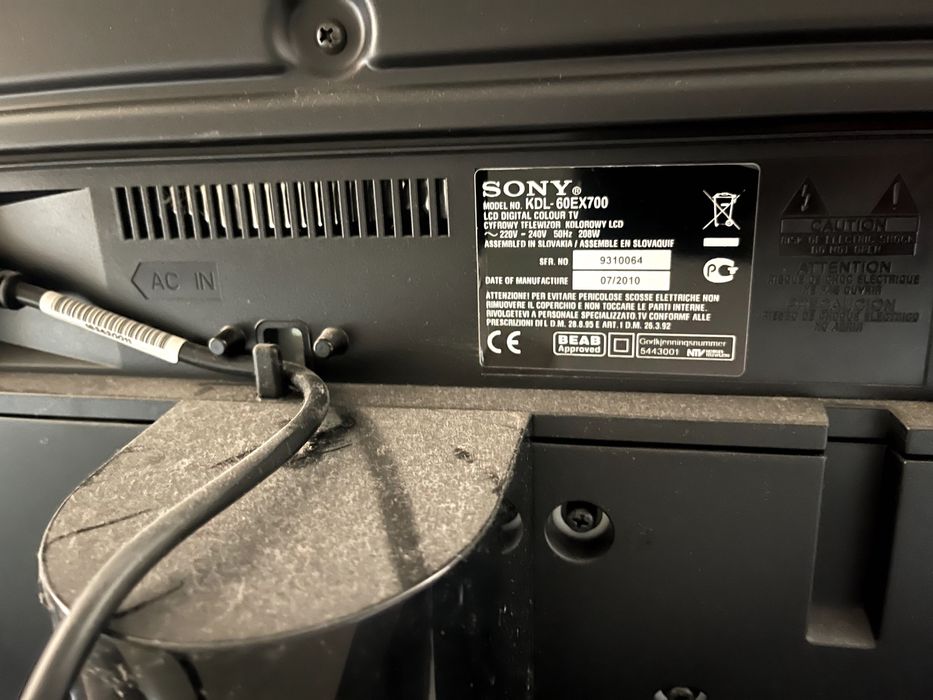 Sony Bravia KDL-60EX700 | 60” | Full HD | LED