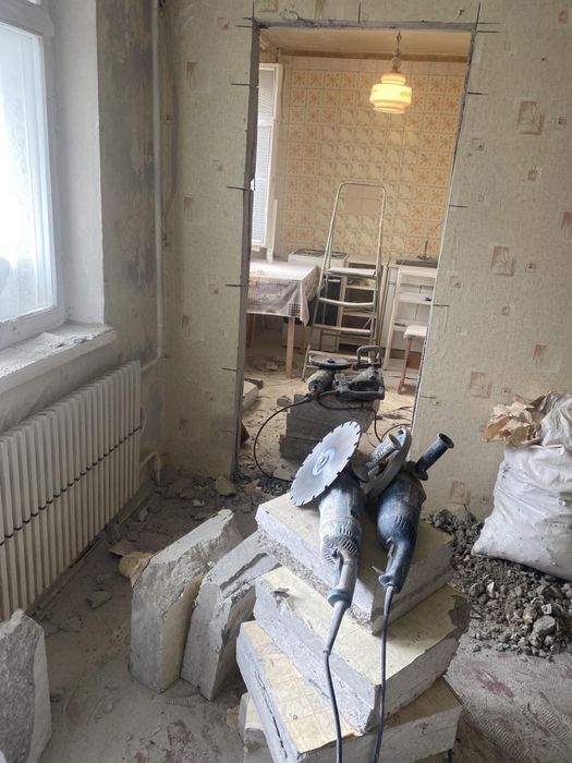 Демонтаж, вырезать проем, резка бетона, алмазная резка