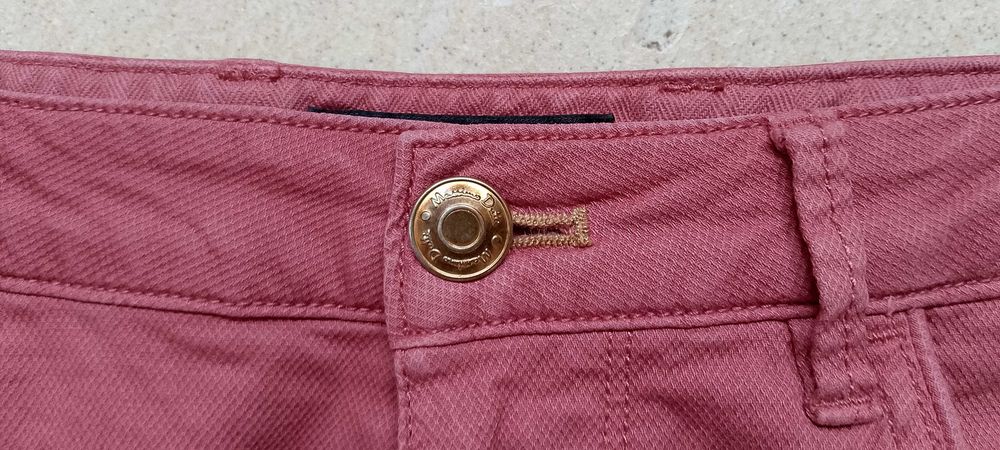 Джинси чоловічі підліткові Massimo Dutti Slim Fit малиновий колір бавовна USA 31 оригінал