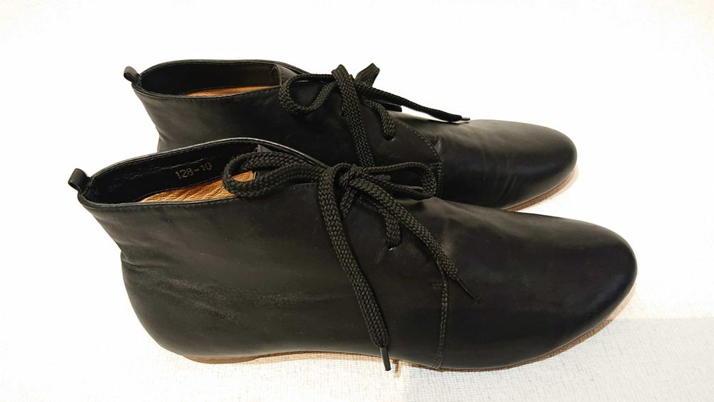 Женские кожаные демисезонные ботинки Like Show 39 40 41 кожа осень