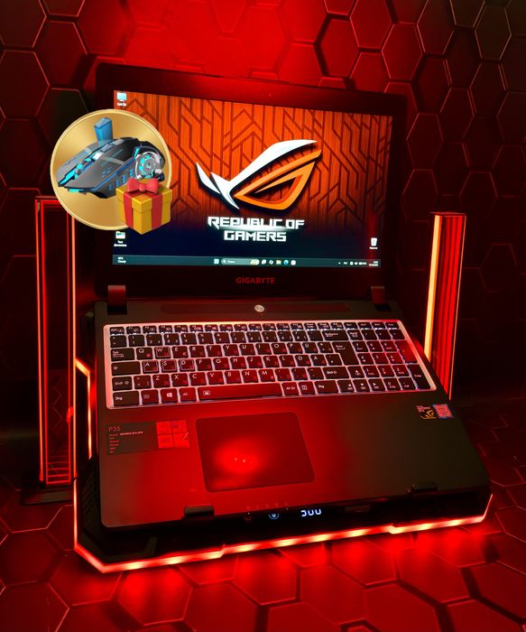 №8‼️ІГРОВИЙ НОУТБУК‼️+ ПОДАРУНКИ • Nvidia GTX 1070 8GB • Новий Акумулятор • Проц: i7 • SSD + 1 TB‼️