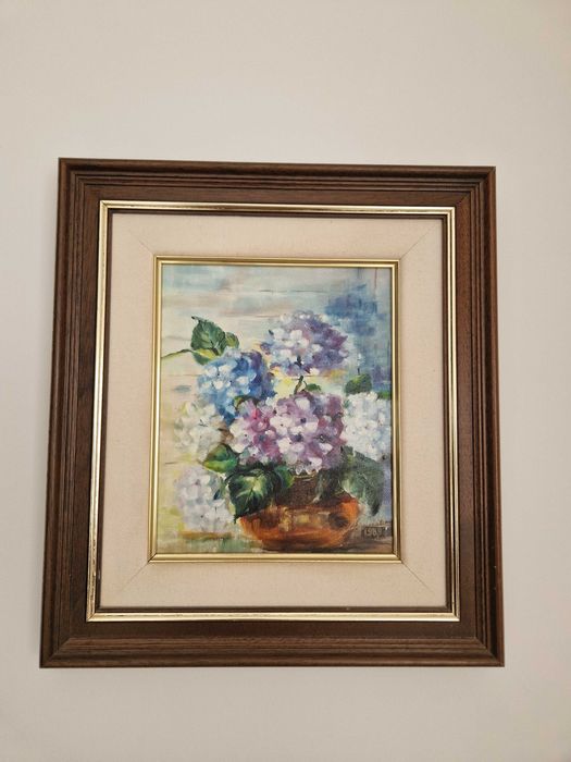 Pintura a Óleo sobre tela da pintora Natércia