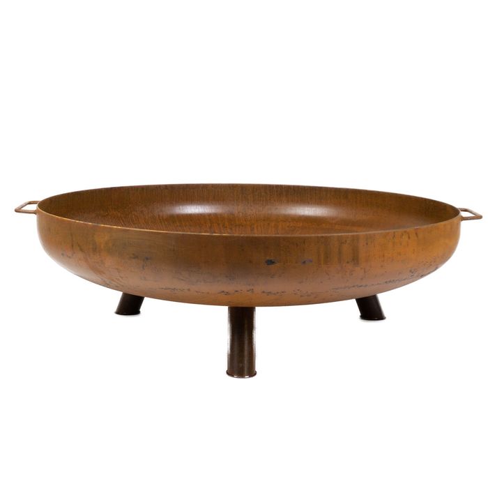 Palenisko ogrodowe Corten na nóżkach 70cm blacha 3mm grill + Gratis