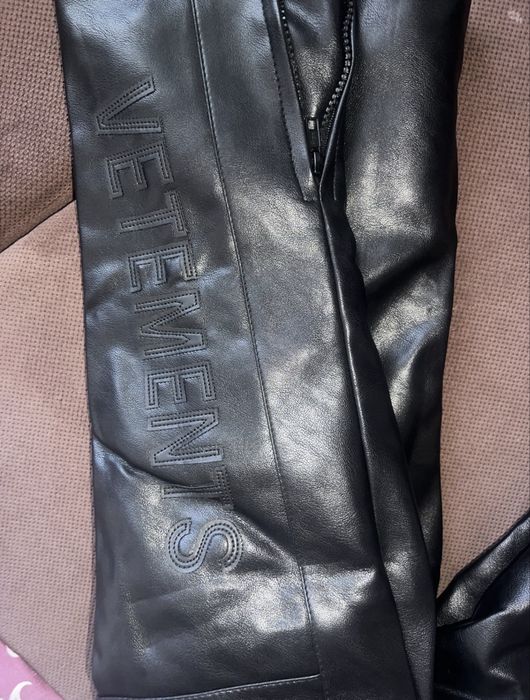 Шкіряна куртка Vetements Polizei