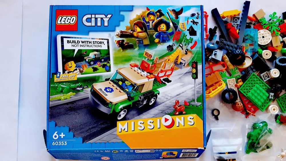 LEGO City 60353 Wild Animal Rescue Missions em peças novas