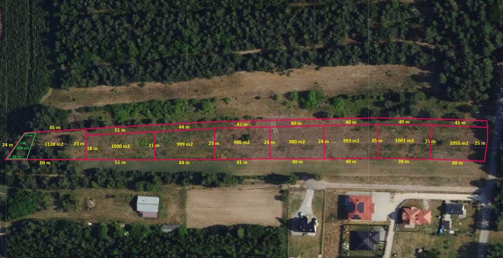 Sprzedam działki budowlane.