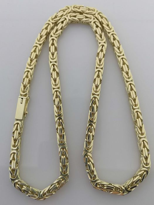 Złoty łańcuszek Królewski 148,35g/65cm Próba 585. Nowy (2008)