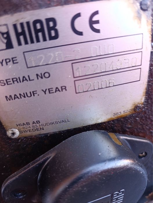 Продам кран-маніпулятор HIAB-122