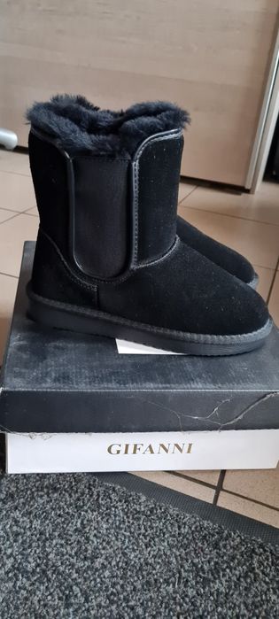 Угги, сапожки замшеві р. 36