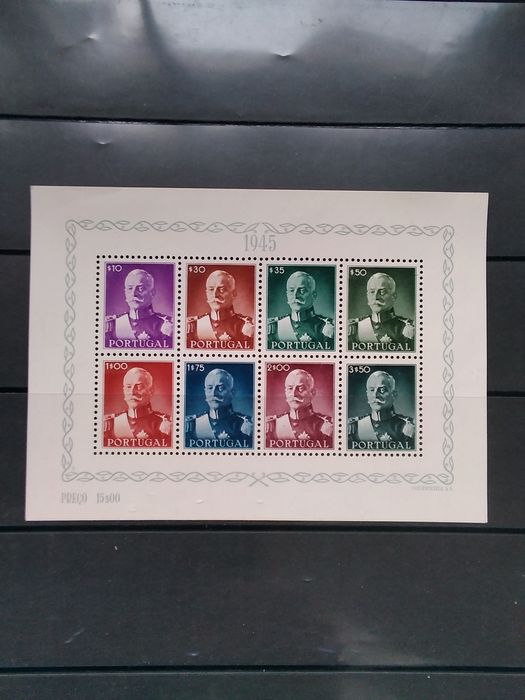 1945 Bloco Presidente Carmona MNH **