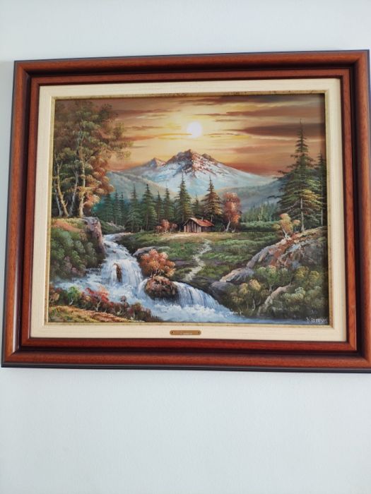 Vendo Quadros pintados Óleo excele8nte qualidade estado novo vários ta