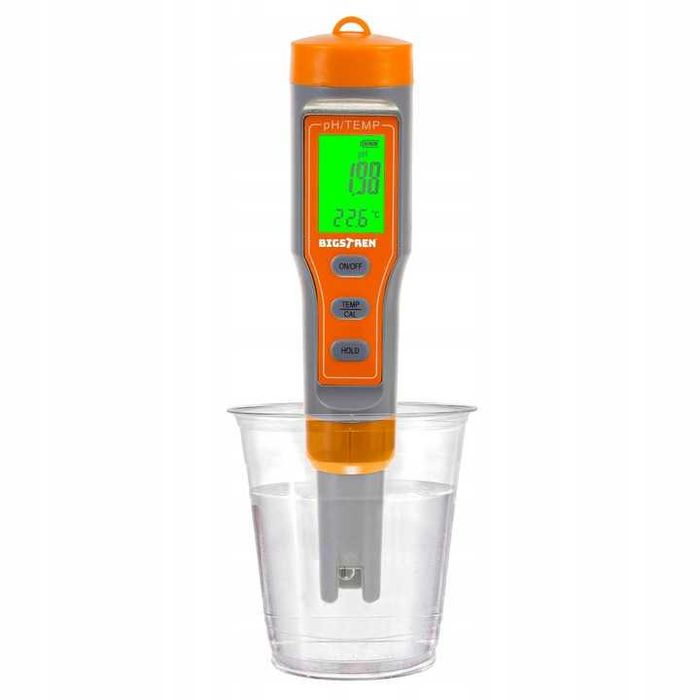 MIERNIK PH Tester Kwasomierz Wody ATC Basenowy Termometr Elektroniczny