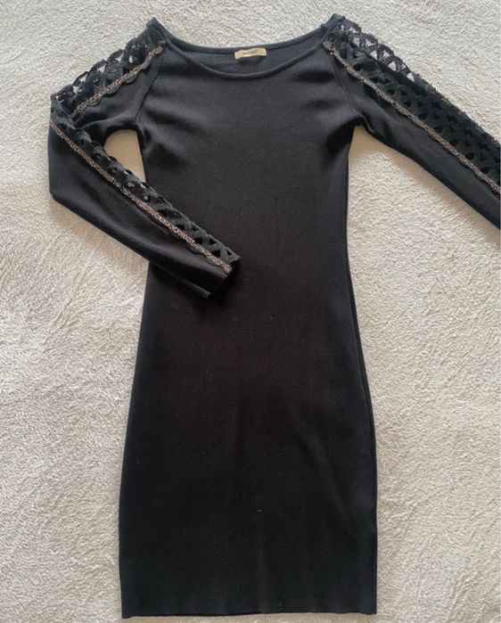 vestido longo preto