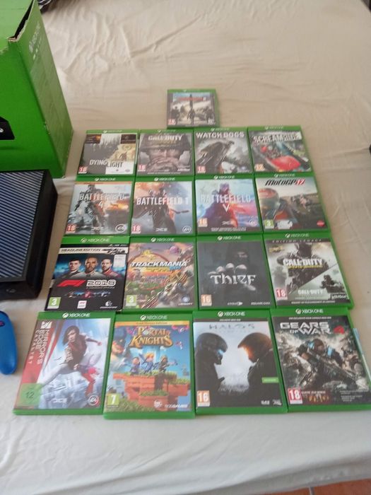 X box one 500 g + 2 comandos+ jogos
