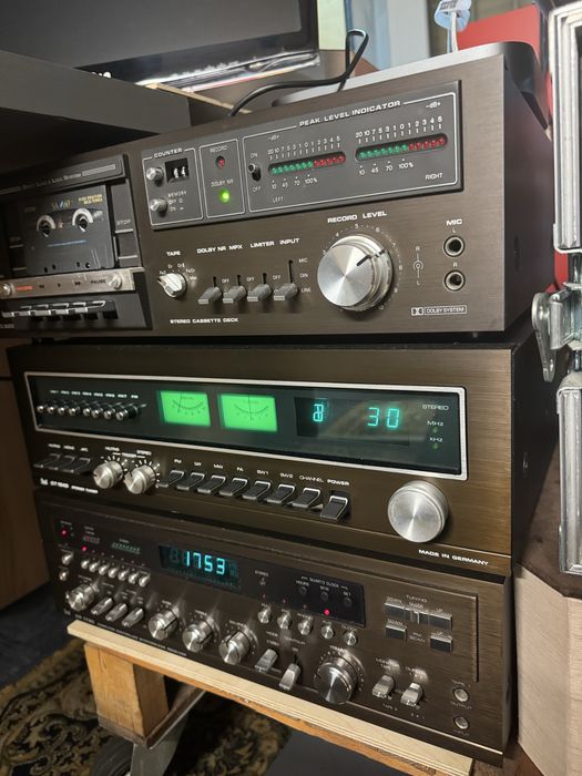 Wieża Dual amplituner, tuner i magnetofon