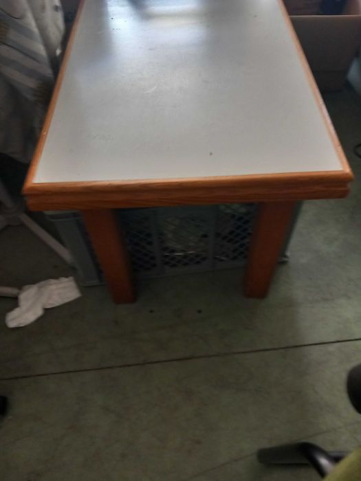 Mesa apoio confecção