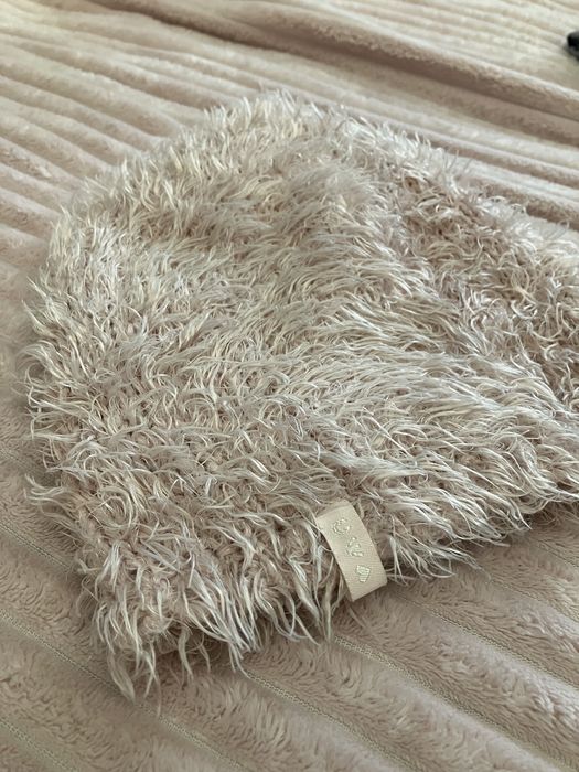 Komplet czapka i komin pudrowy róż