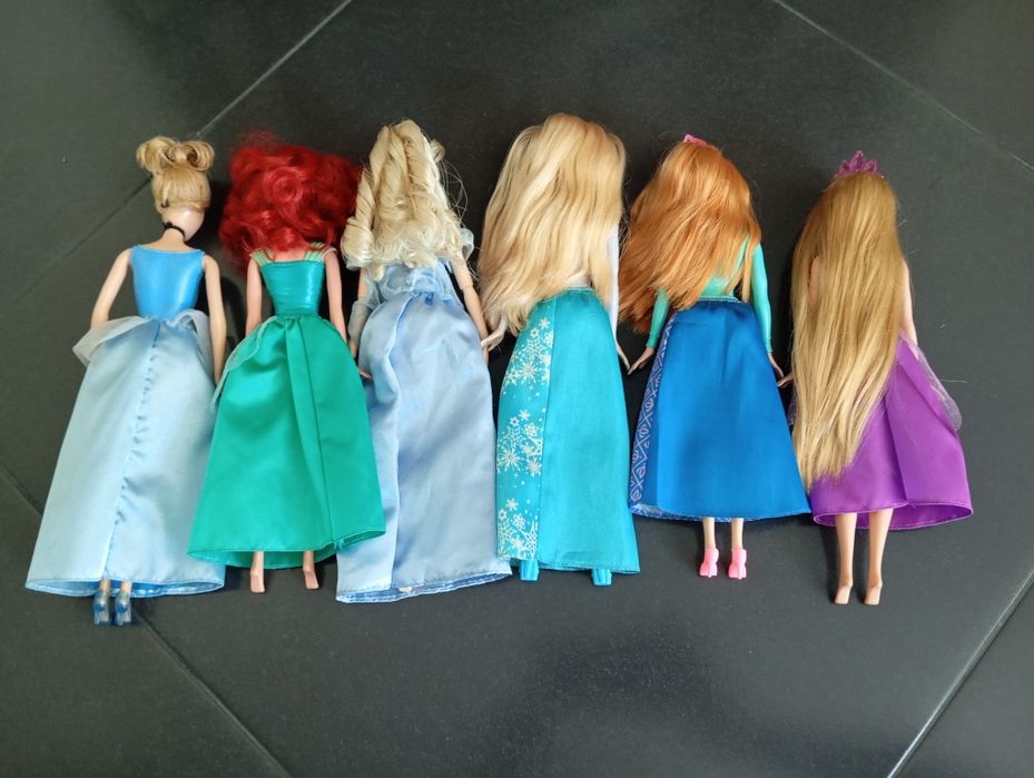Conjunto de 6  bonecas Disney