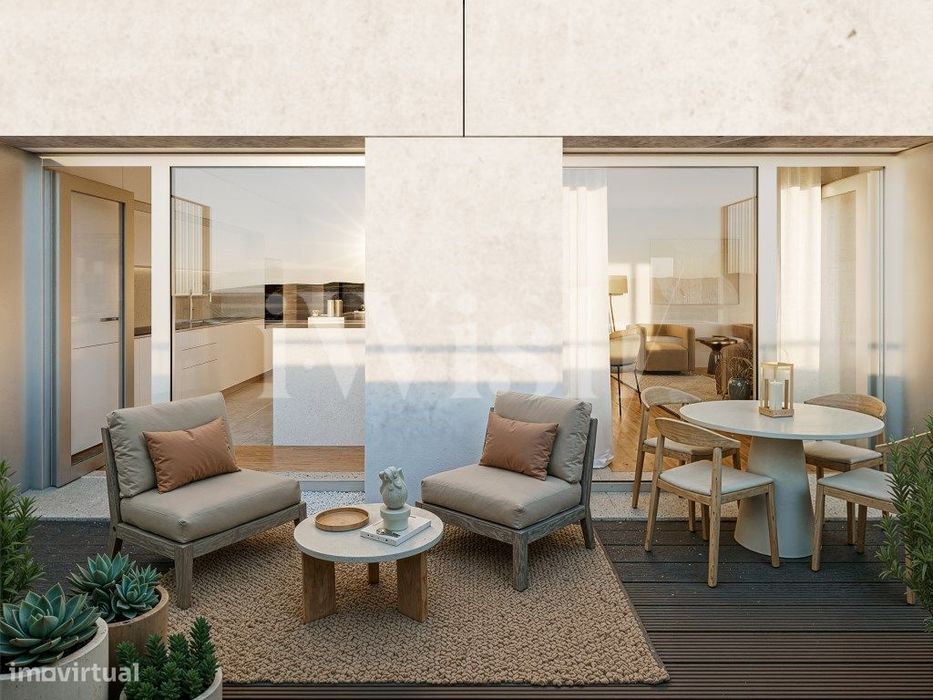 Dragão Residences - Penthouse com 2 quartos no piso 9 com vista rio...