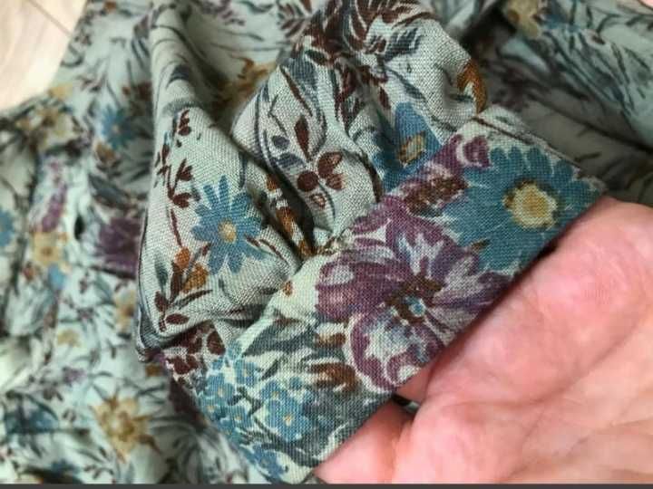 Рубашка макси /тонкая теплая осенняя оверсайз