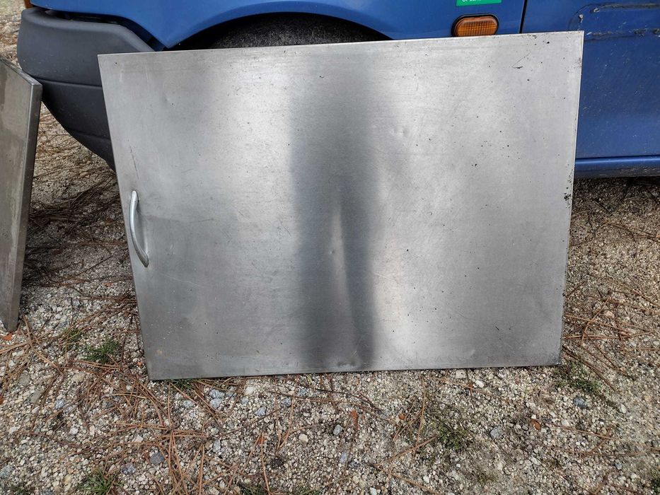 Porta de armário INOX (várias medidas)