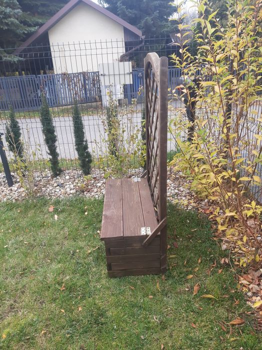 Drewniana PERGOLA z skrzynią
