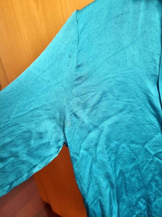 Camisa azul elétrico/ vibrante Zara, tamanho XS