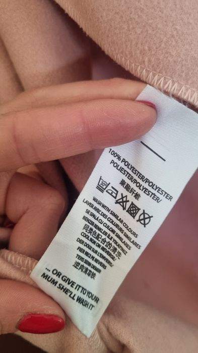 Różowy płaszczyk damski Missguided 48 4xl plus size