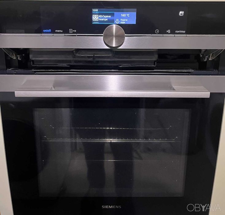 2018рік Духовка пароварка 2в1 Siemens HR876GDS6S Made in Germany ідеал Wi-fi піроліз укр ру меню телескопи