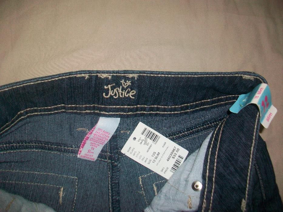 jeansy dziewczęce nowe
