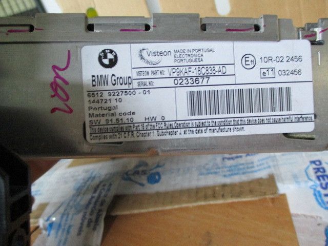 Rádio / auto-rádio BMW 1 (E87)