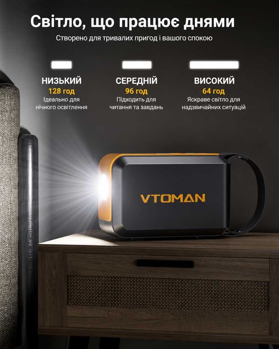 VTOMAN JUMP 100 зарядна станція/Power Bank 100Вт