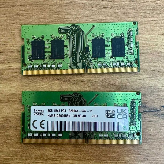 Оперативна памʼять для ноутбука SK Hynix DDR4 8GB 3200MHz