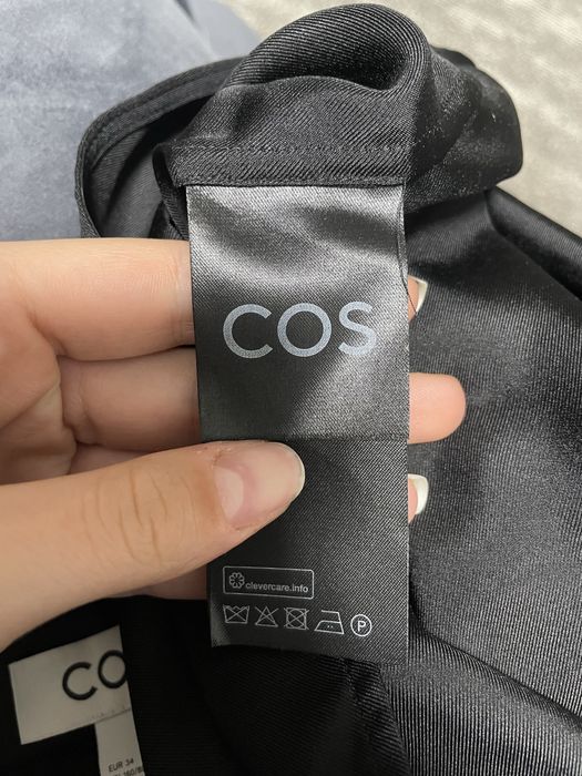 Чорна рубашка бренду «COS» оригінал