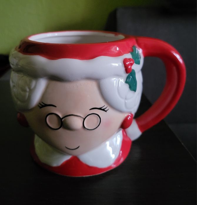 Керамическая новогодняя чашка